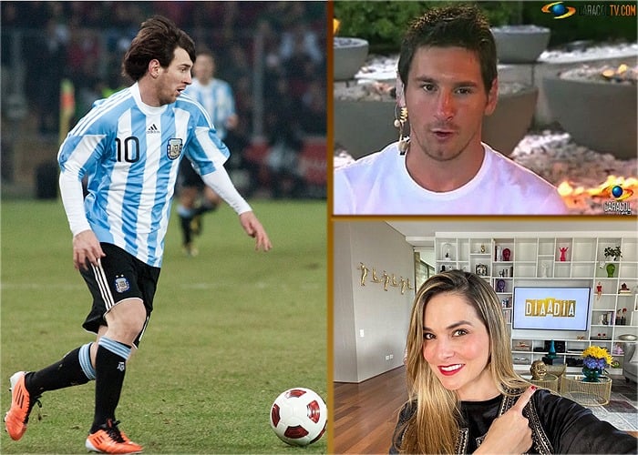 Cuando Catalina Gómez hizo el ridículo entrevistando a Messi en Día a Día
