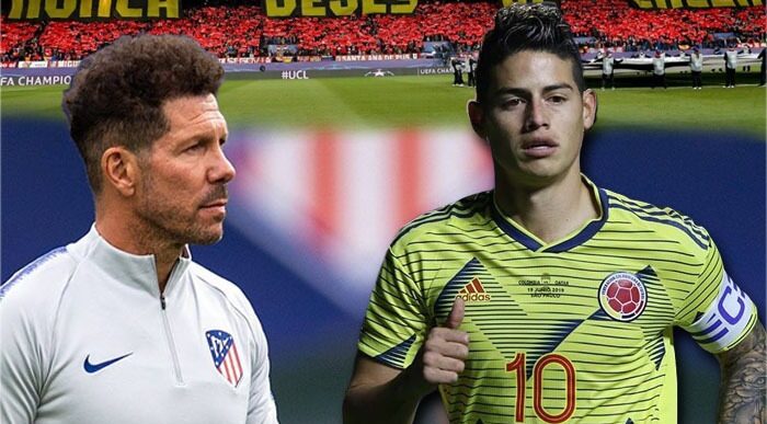 James Atlético de Madrid Simeone - Simeone es el único técnico que puede ajuiciar a James