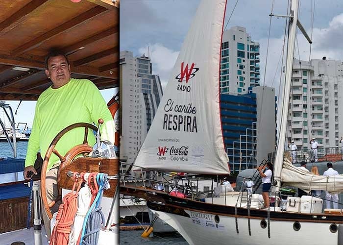 El capitán detrás de la expedición Caribe Respira