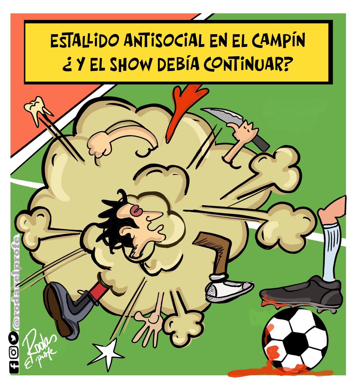 Caricatura: ¿El espectáculo o la vida?