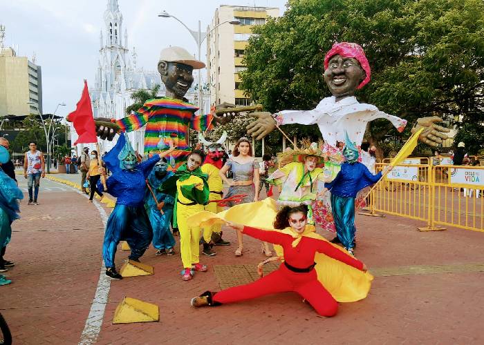 El Bulevar del Río de Cali se viste de fiesta después del estallido social
