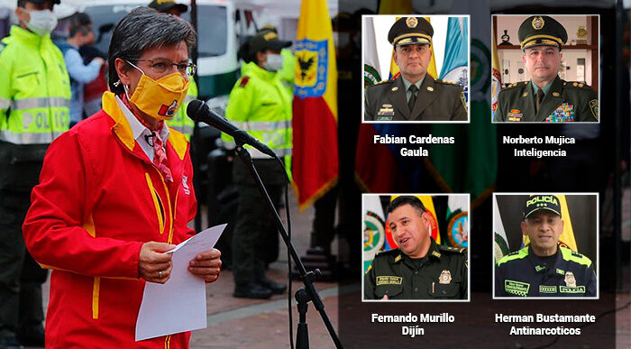 seguridad Bogotá - Los cuatro generales que se ganaron el ‘chicharrón’ de la seguridad de Bogotá