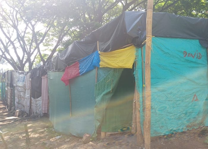 El infierno de vivir en un cambuche en el Jarillón en Cali