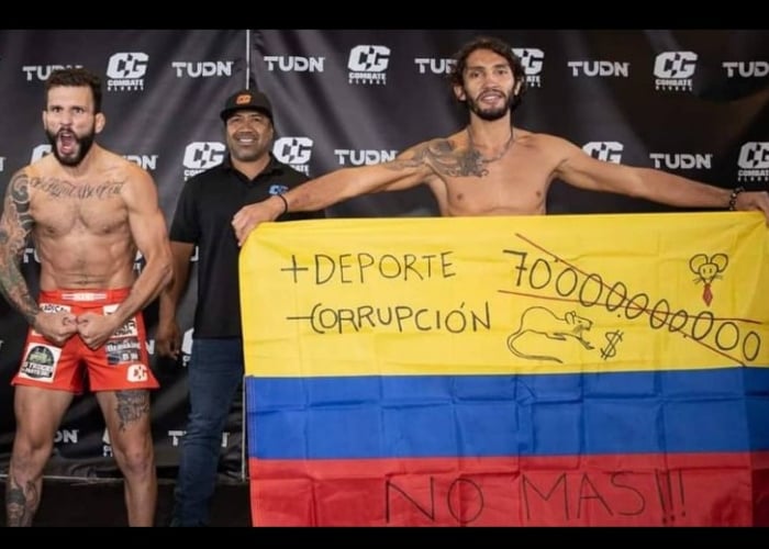 La corrupción de Colombia se hace famosa en la MMA de Estados Unidos