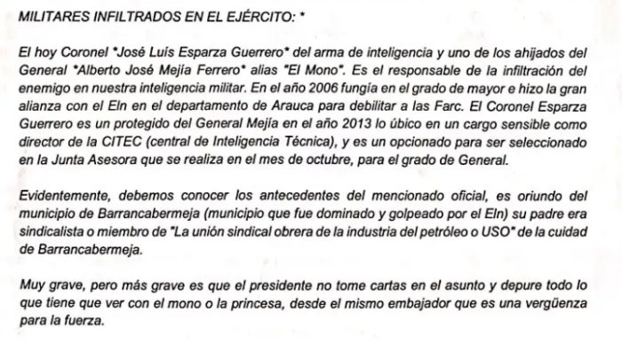  - El complot de oficiales contra el cerebro de la Operación Jaque