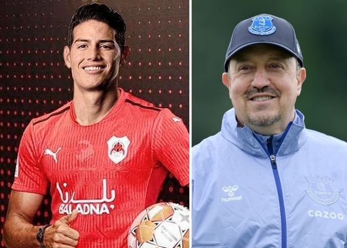 Benítez cumple su primer objetivo en el Everton: sacar a James