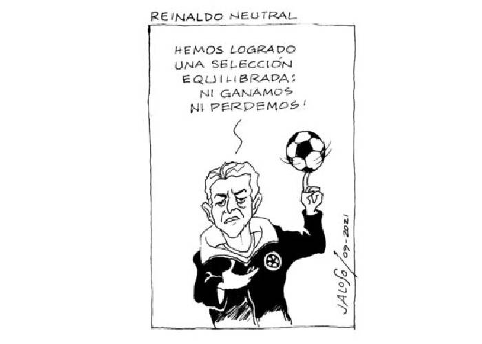 Caricatura: Reinaldo neutral