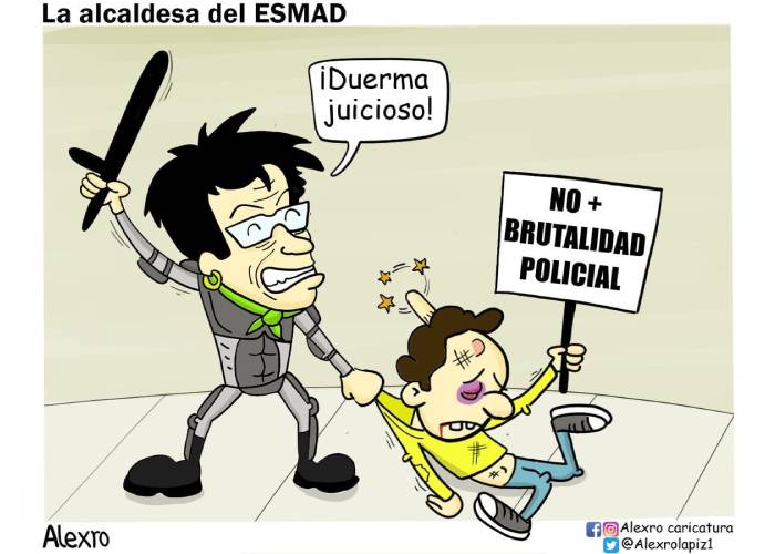 Caricatura: La alcaldesa del Esmad