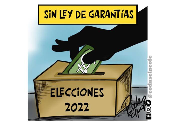 Caricatura: Sin ley de garantías