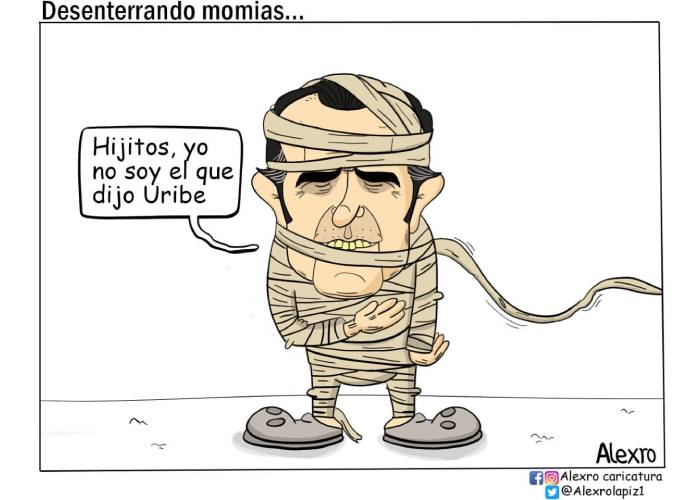 Caricatura: Desenterrando momias