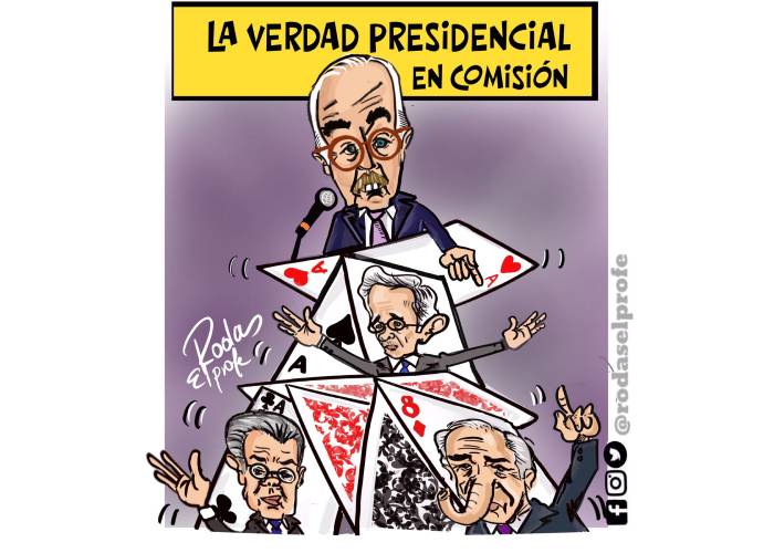 Caricatura: La verdad presidencial en comisión