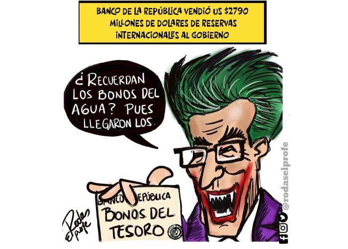 Caricatura: las jugadas en el Banco de la República