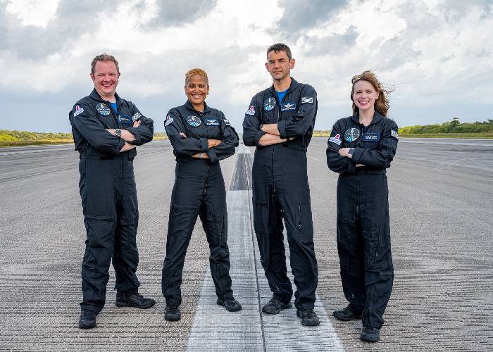 Inspiration 4: el primer vuelo comercial con tripulación civil