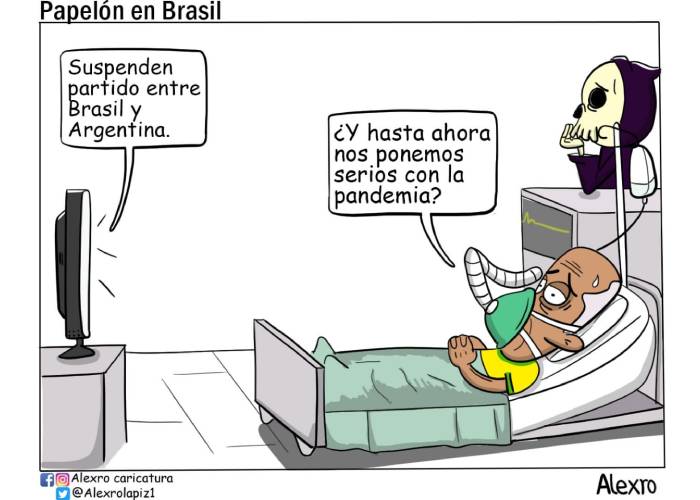 Caricatura: Papelón en Brasil