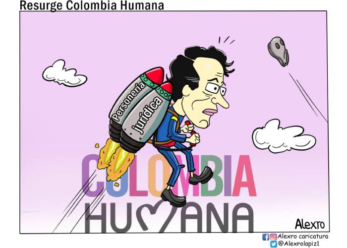 Caricatura: Resurge Colombia Humana