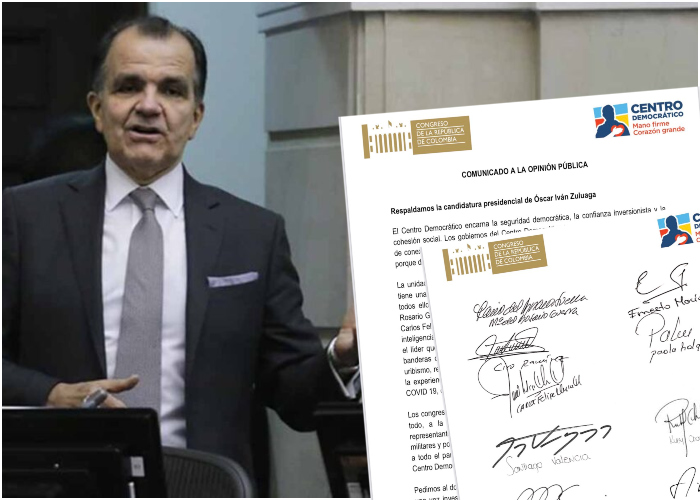 Congresistas del Centro Democrático cierran filas en favor de Óscar Iván Zuluaga