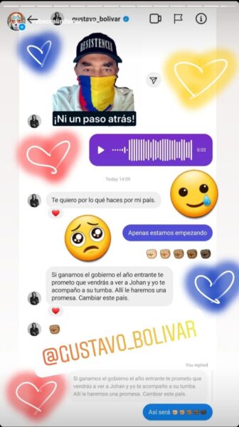 La promesa de Gustavo Bolívar a la alemana de la Primera Línea - -- Las2orillas - La promesa de Gustavo Bolívar a la alemana de la Primera Línea