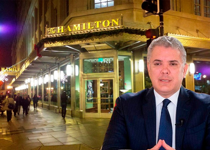 Los meseros que Duque dejó aburridos en un restaurante en Washington