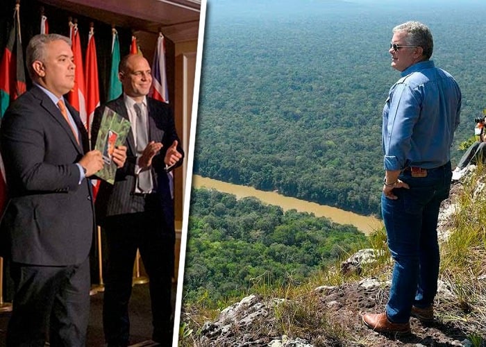 Iván Duque, premiado por ambientalista en EE. UU. pero en Colombia nadie le cree