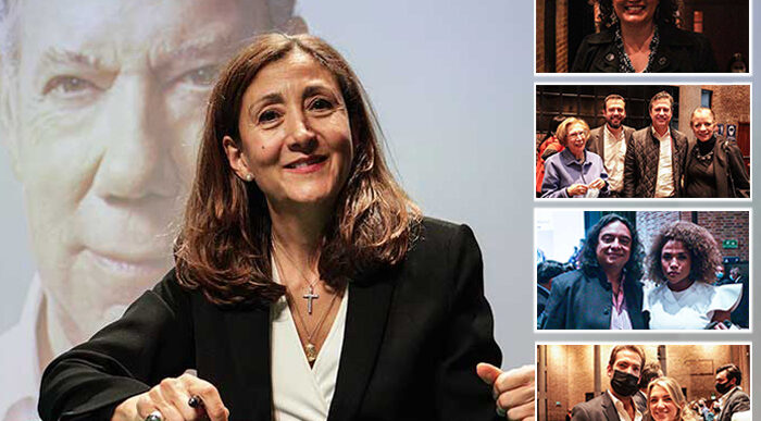 Foto: Leonel Cordero - Presentación de Santos e Ingrid Betancourt terminó en cumbre política