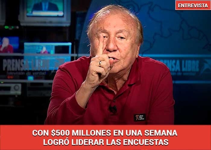 La multimillonaria campaña de Rodolfo Hernández para llegar a la Presidencia