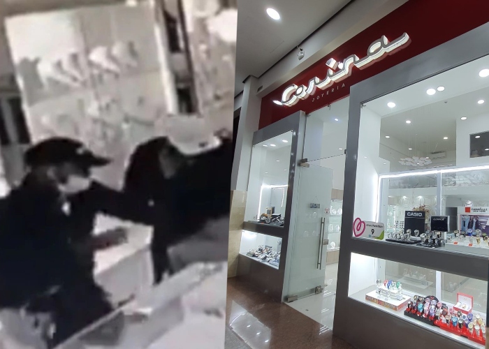 VIDEO: El momento en que ladrones roban 600 millones en una joyería en Valledupar