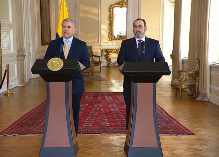 Cercanía entre presidente Duque y Diaz-Granados da frutos para Colombia