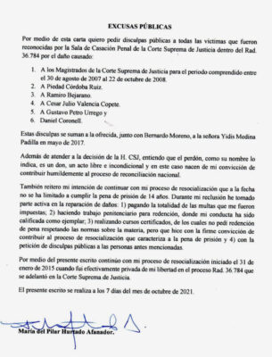  - Falsas disculpas de María del Pilar Hurtado y papeles que explotan – Duélale a quien le duela