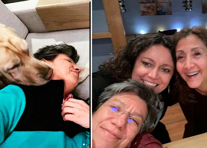 La desconectada de Claudia Lopez con su Instagram