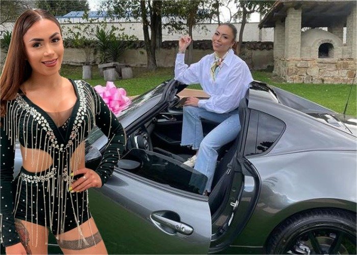 ¡Como toda una mafiosa! Epa Colombia arroja desde un helicóptero billetes de 50 mil pesos