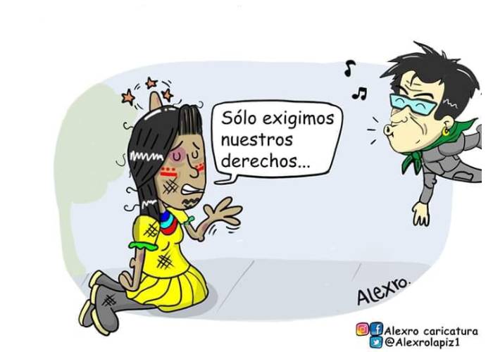Caricatura: La Bogotá cuidadora