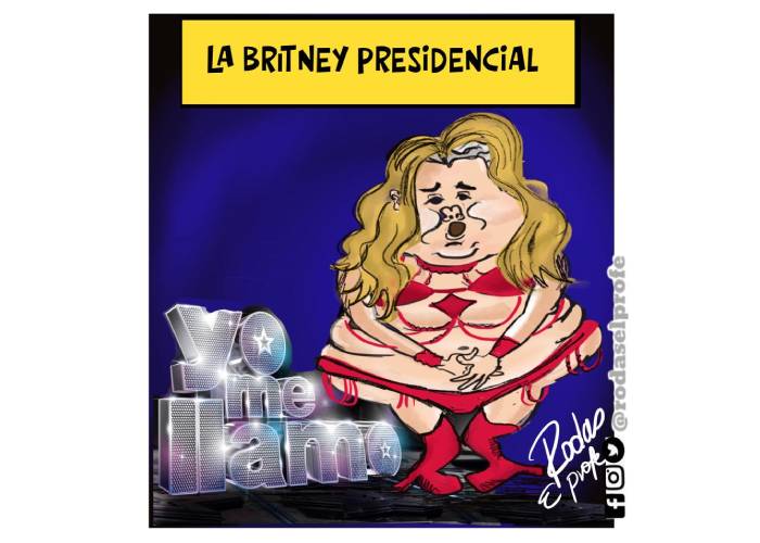 Caricatura: La Britney presidencial