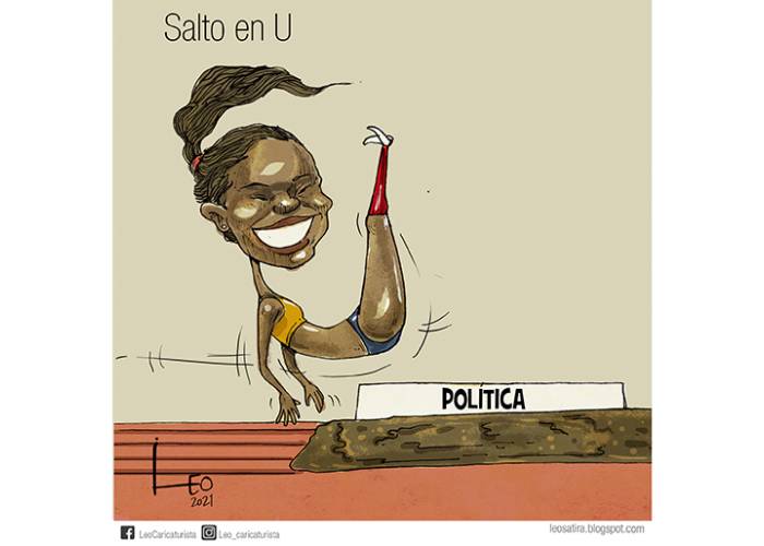 Caricatura: Salto en U