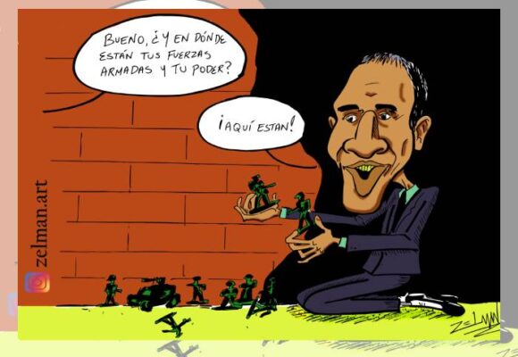 Caricatura: ¿Y dónde está Guaidó?