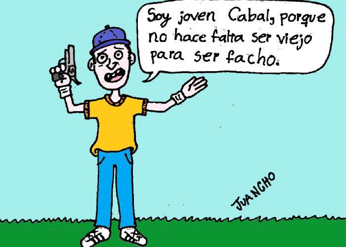 Caricatura: Joven Cabal