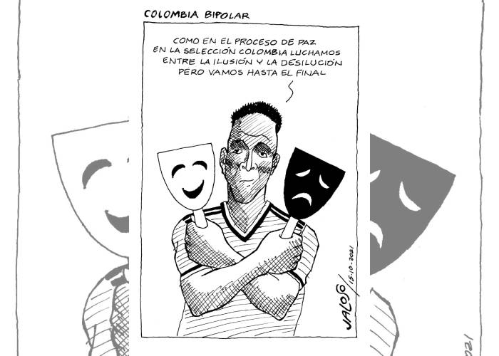Caricatura: Colombia bipolar
