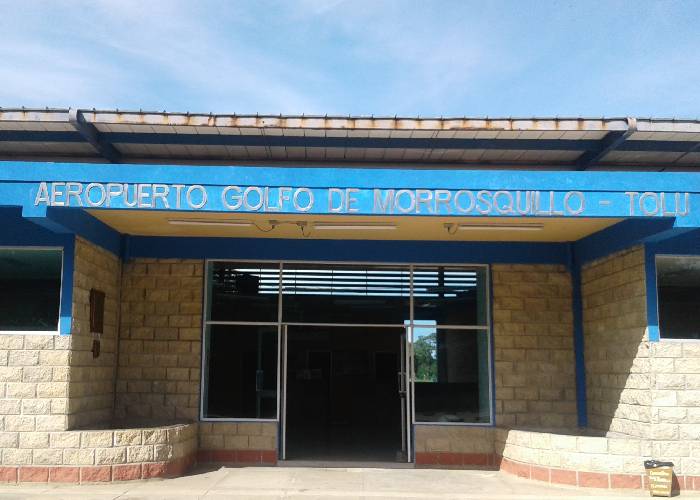 Organizan plantón para exigir modernización del aeropuerto de Tolú