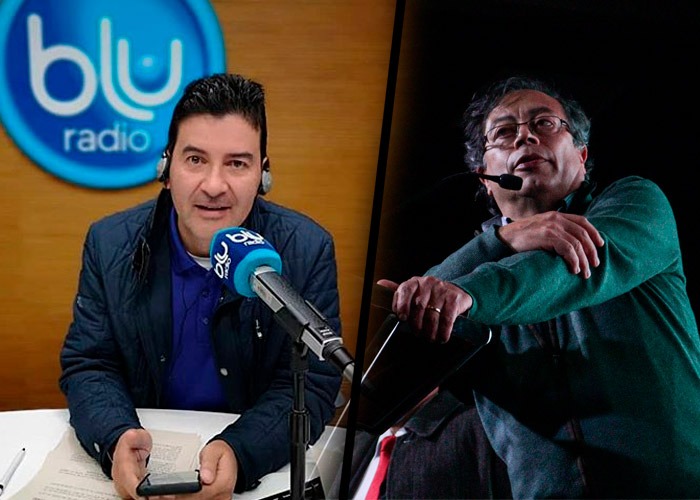 Furia de Gustavo Petro contra Blu Radio