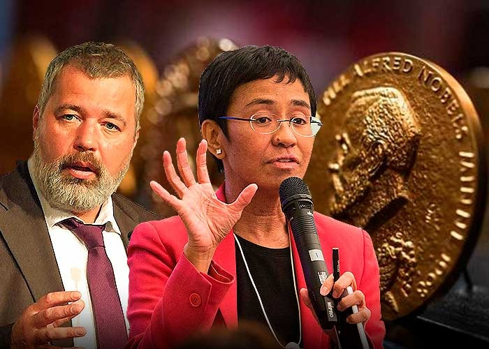 Los dos periodistas que se ganaron el premio Nobel de la paz