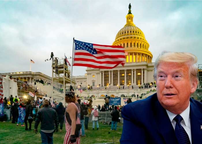 Trump quiere desaparecer los registros del asalto al Capitolio
