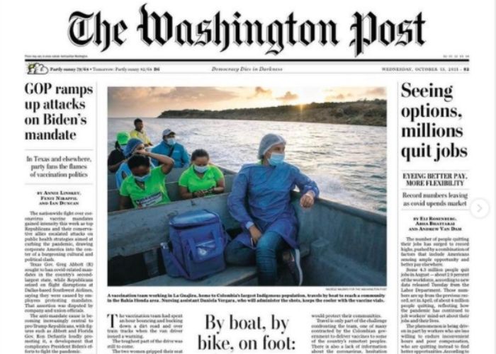 La travesía para vacunarse en La Guajira