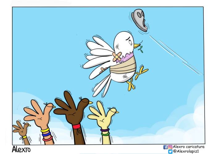 Caricatura: A cinco años del proceso de paz