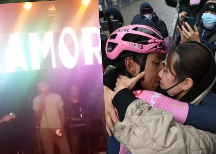 La boleteada de Egan Bernal para ganarse el perdón de su ex