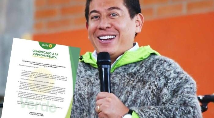  - Carlos Amaya, precandidato presidencial de los Verdes, se quedó solo