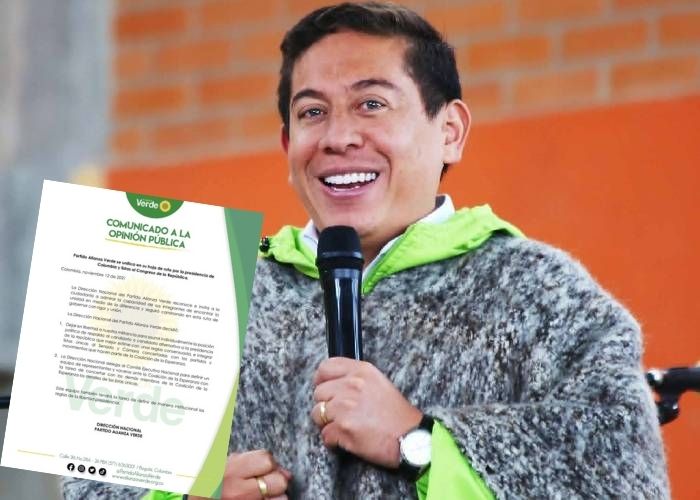 Carlos Amaya, precandidato presidencial de los Verdes, se quedó solo