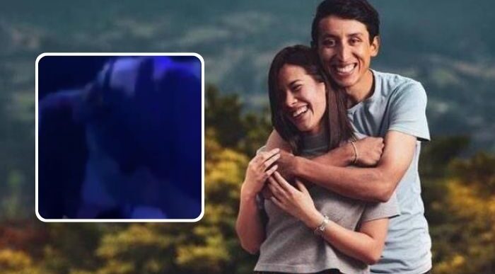  - VIDEO: Las rumbas y el beso por el que la novia de Egan Bernal lo dejó botado
