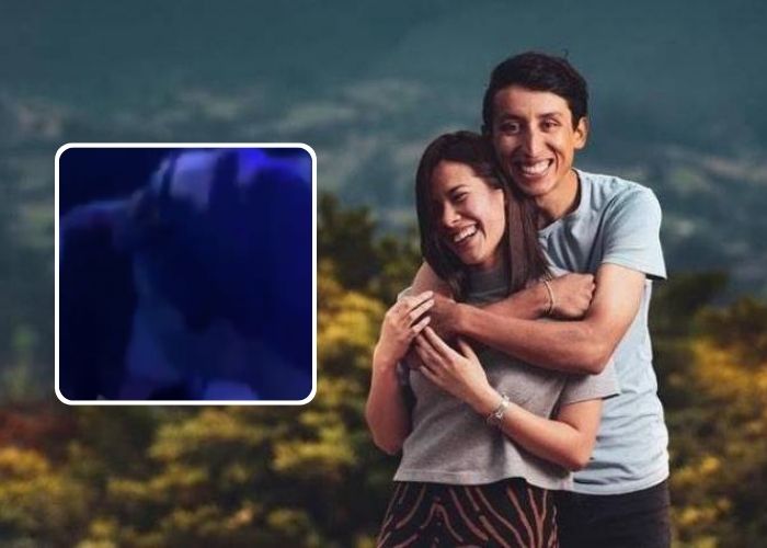 VIDEO: Las rumbas y el beso por el que la novia de Egan Bernal lo dejó botado