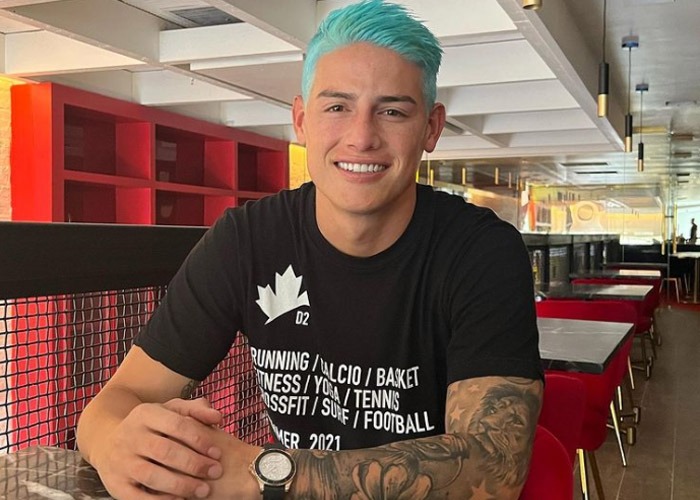 El ridículo nuevo peinado de James Rodríguez