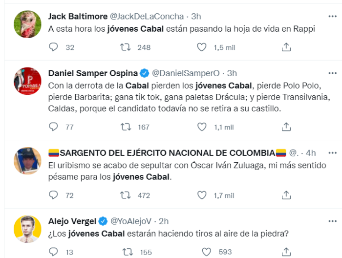  - No paran las burlas a los Jóvenes Cabal