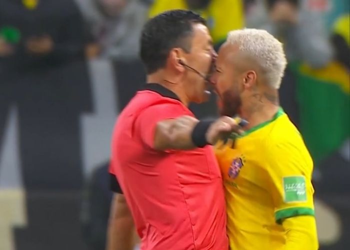 La cobardía de los árbitros de Sudamérica con Neymar